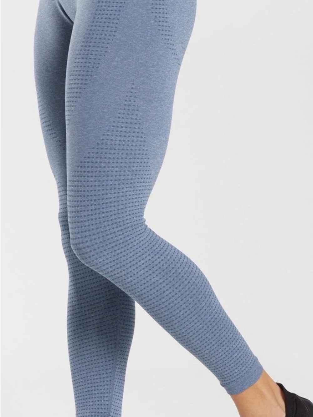 Gymshark Seamless Textured Jeggings - Light Blue